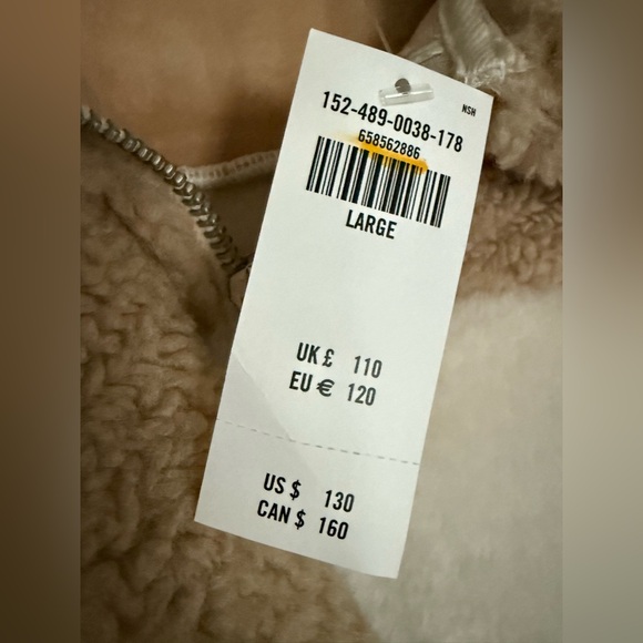 NWT Abercrombie Sherpa Coat - Picture 3 of 8